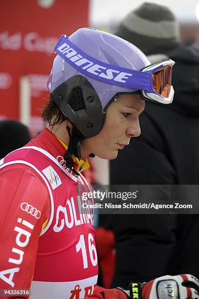 Maria Riesch of Germany during the Audi FIS Alpine Ski World Cup WomenÕs Giant Slalom on December 12, 2009 in Are, Sweden.