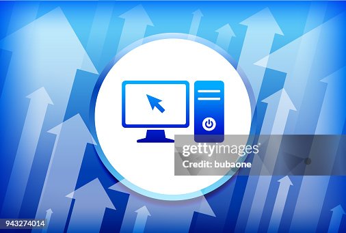 Blue Times Up Computer Computer Desktop Blue Up Arrows Background High-Res Vector Graphic ...