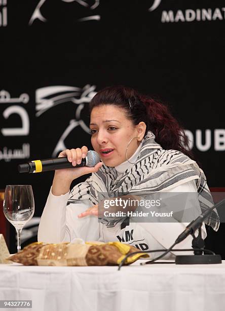 Safeya Hathat attends the fourth day of the 2009 Dubai International Film Festival on December 12, 2009 in Dubai, United Arab Emirates.