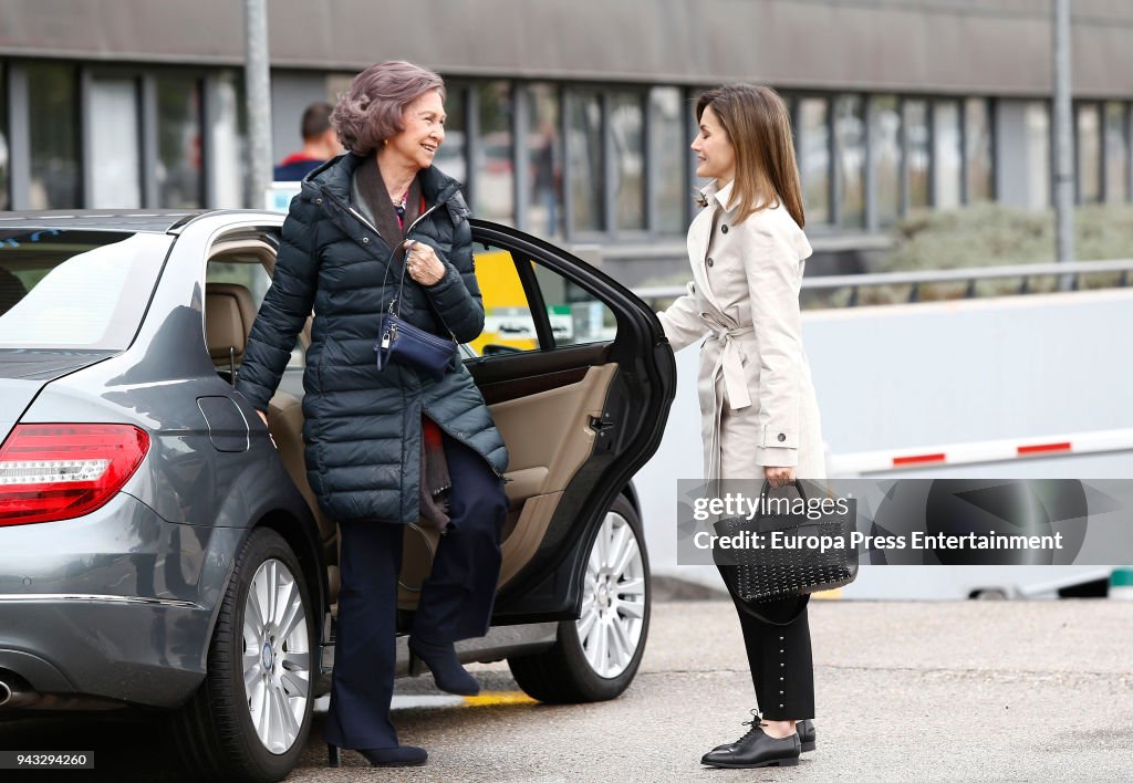 King Juan Carlos Goes Under Knee Surgery At Hospital