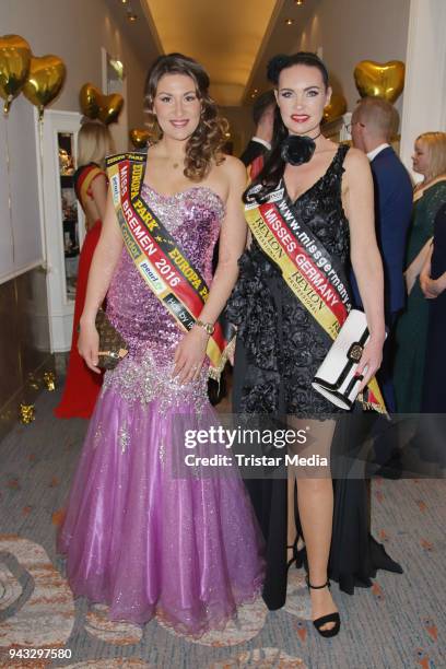 Dana Wiebke Schaefer and Claudia Ehlert during the 21st Blauer Ball at Hotel Atlantic on April 7, 2018 in Hamburg, Germany.