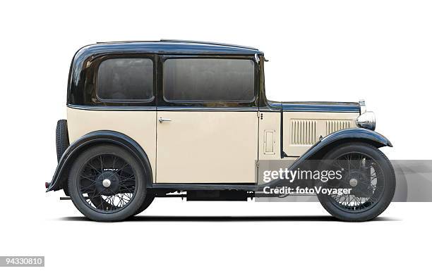 classic car with clipping paths - old car stock pictures, royalty-free photos & images
