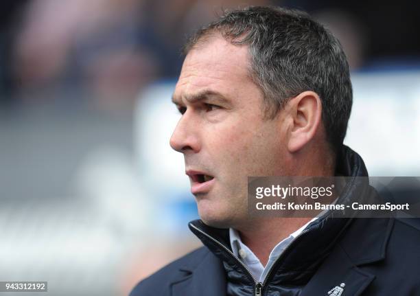 Reading manager Paul Clement during the Sky Bet Championship match between Reading and Preston North End at Madejski Stadium on April 7, 2018 in...