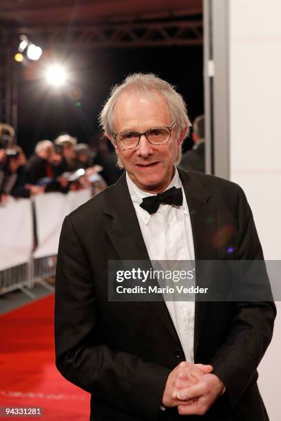 Ken Loach attends the 22nd European Film Awards at the Jahrhunderthalle on December 12, 2009 in Bochum, Germany. Loach is honored with the EFA...