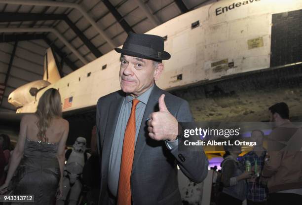 Actor Robert Picardo attends the 2018 Yuri's Night - Earthrise event held at California Science Center on April 7, 2018 in Los Angeles, California.