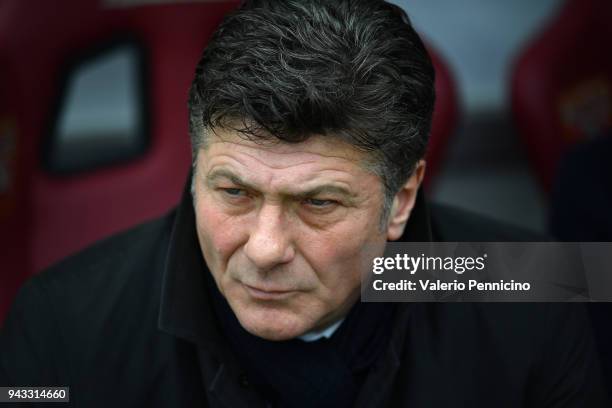 Torino FC head coach Walter Mazzari looks on during the Serie A match between Torino FC and FC Internazionale at Stadio Olimpico di Torino on April...