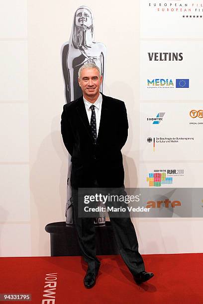 Director Roland Emmerich attends the 22nd European Film Awards at the Jahrhunderthalle on December 12, 2009 in Bochum, Germany.