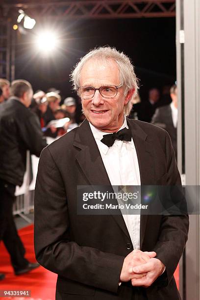 Ken Loach attends the 22nd European Film Awards at the Jahrhunderthalle on December 12, 2009 in Bochum, Germany. Loach is honored with the EFA...