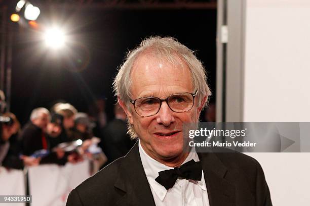 Ken Loach attends the 22nd European Film Awards at the Jahrhunderthalle on December 12, 2009 in Bochum, Germany. Loach is honored with the EFA...