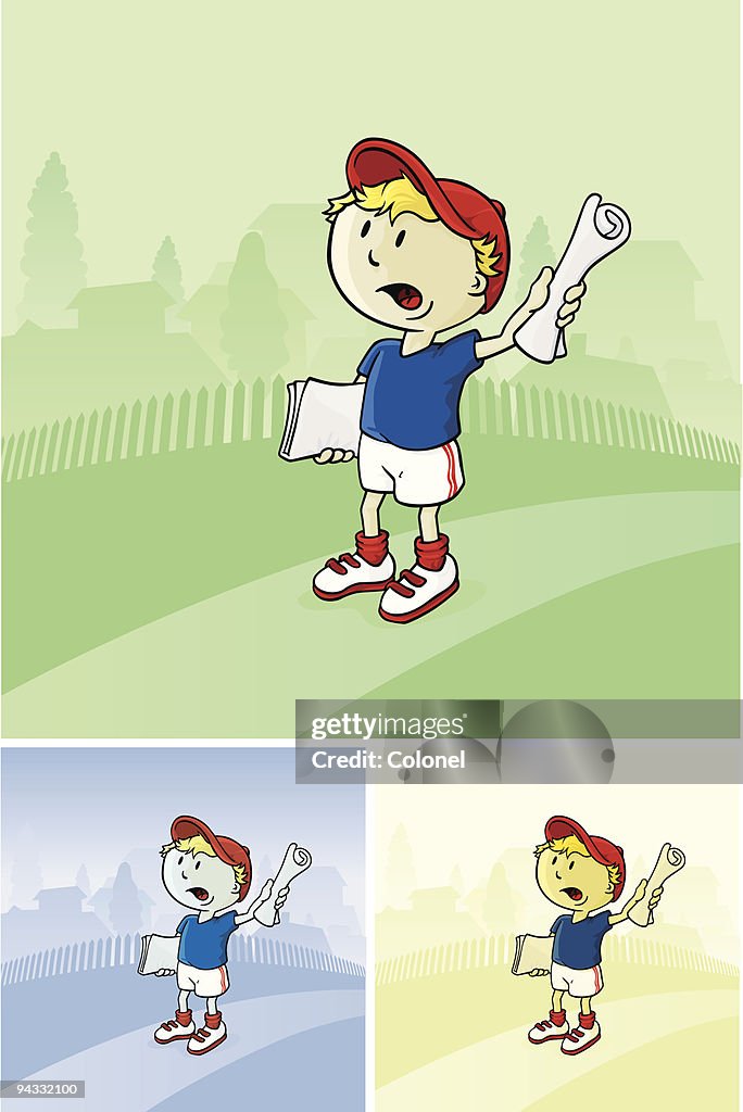 Paperboy Icon Paper Boy High-Res Vector Graphic - Getty Images