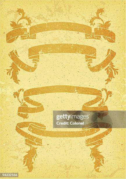 banners-beyond repair - beyond stock illustrations