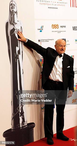 Director Volker Schloendorff attends the 22nd European Film Awards at the Jahrhunderthalle on December 12, 2009 in Bochum, Germany.