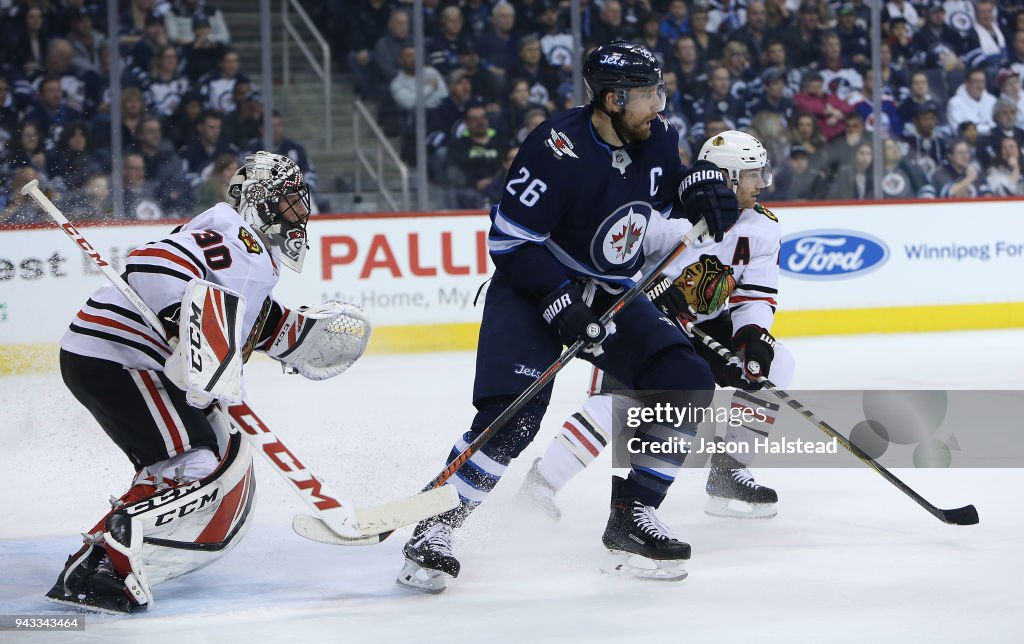 Chicago Blackhawks v Winnipeg Jets