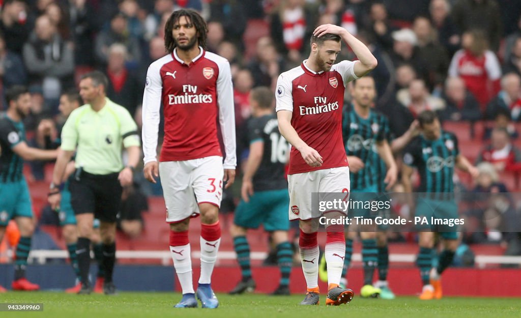 Arsenal v Southampton - Premier League - Emirates Stadium