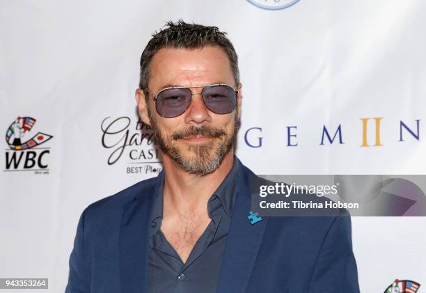 Massi Furlan attends the "All In For Autism Speaks" celebrity poker tournament at Gardens Casino on April 7, 2018 in Hawaiian Gardens, California.