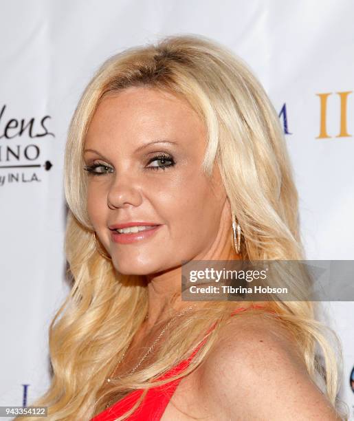 Terri McDonald attends the "All In For Autism Speaks" celebrity poker tournament at Gardens Casino on April 7, 2018 in Hawaiian Gardens, California.