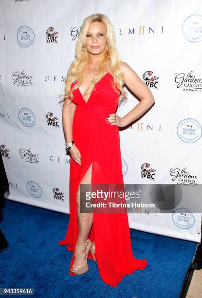 Terri McDonald attends the "All In For Autism Speaks" celebrity poker tournament at Gardens Casino on April 7, 2018 in Hawaiian Gardens, California.