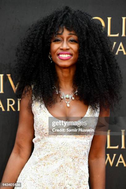 Beverley Knight attends The Olivier Awards with Mastercard at Royal Albert Hall on April 8, 2018 in London, England.