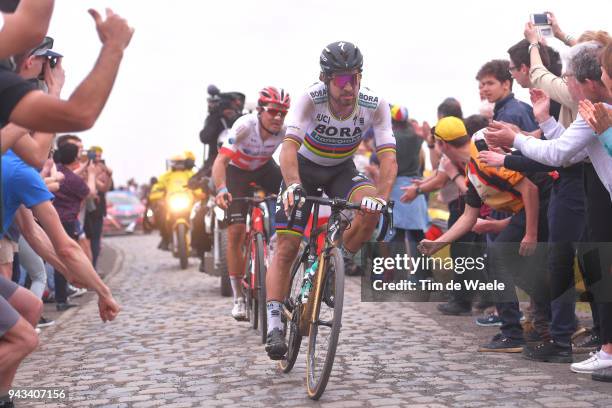 Peter Sagan of Slovakia and Team Bora - Hansgrohe / Silvan Dillier of Switzerland and Team AG2R La Mondiale / Carrefour de l'Arbre during the 116th...