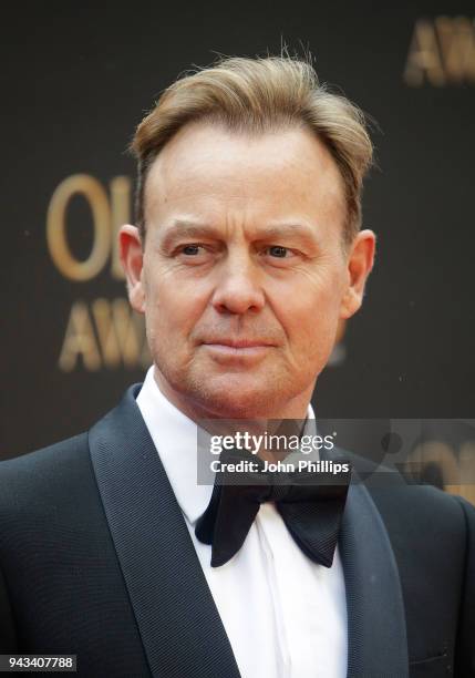 Jason Donovan attends The Olivier Awards with Mastercard at Royal Albert Hall on April 8, 2018 in London, England.