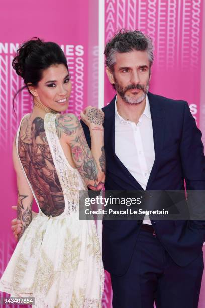 Mi Hoa Lee and Leonardo Sbaraglia from the serie "Felix" attend "Killing Eve" and "When Heroes Fly" screening during the 1st Cannes International...