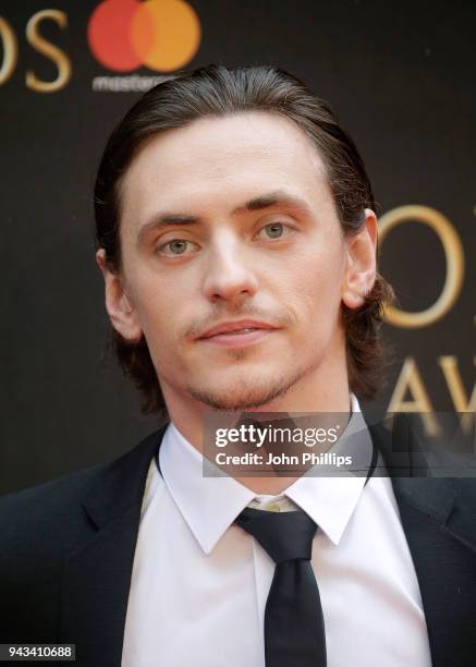 Sergei Polunin attends The Olivier Awards with Mastercard at Royal Albert Hall on April 8, 2018 in London, England.