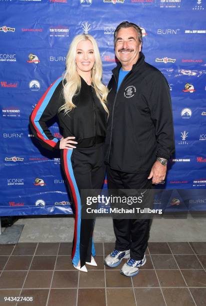 Personality Erika Jayne and LAPD Chief Charlie Beck attend the 3rd annual "Run To Remember - Los Angeles" in honor of fallen police officers and...