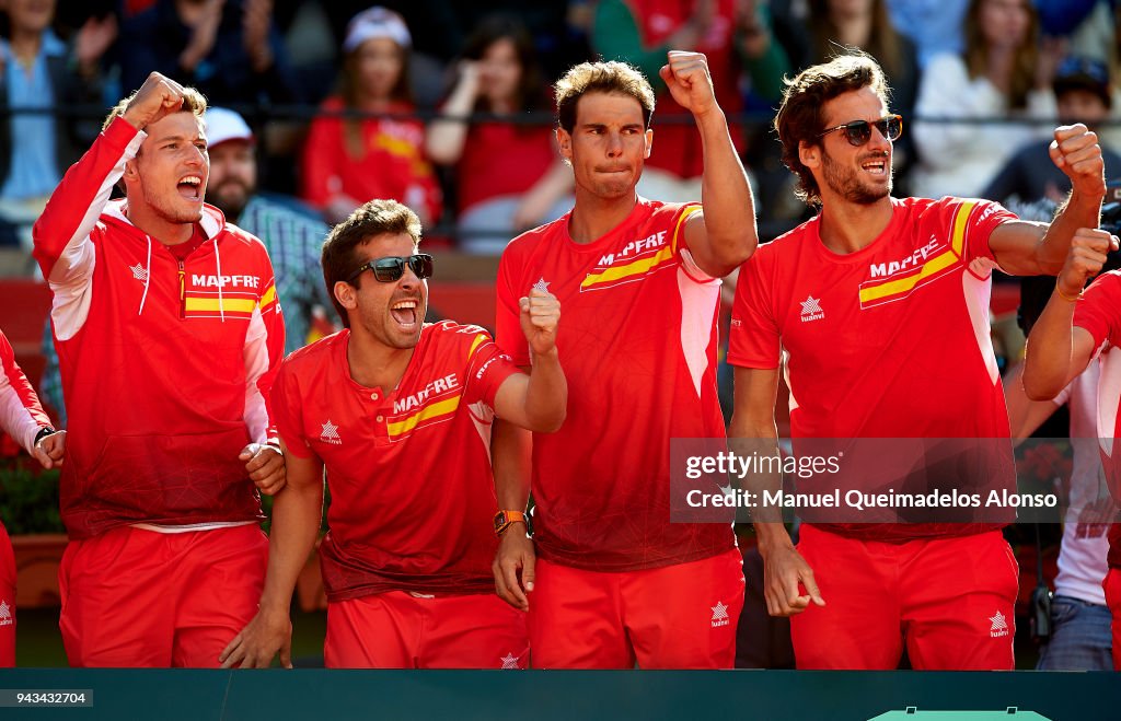 Spain v Germany - Davis Cup by BNP Paribas World Group Quarter Final