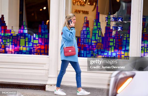 Nicky Hilton Rothschild seen on the streets of Manhattan on February 14, 2018 in New York City.