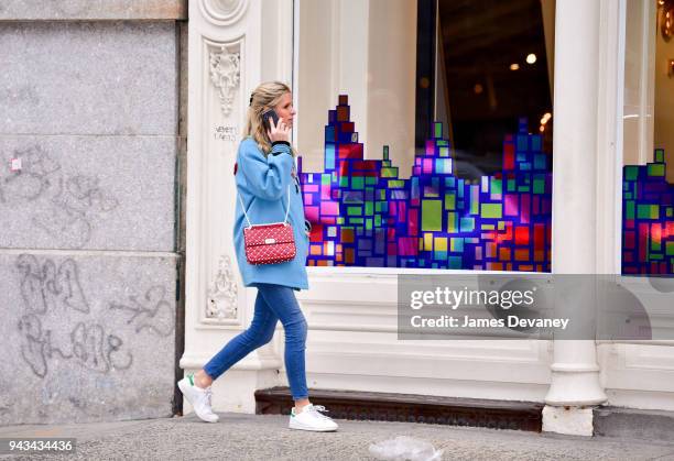 Nicky Hilton Rothschild seen on the streets of Manhattan on February 14, 2018 in New York City.