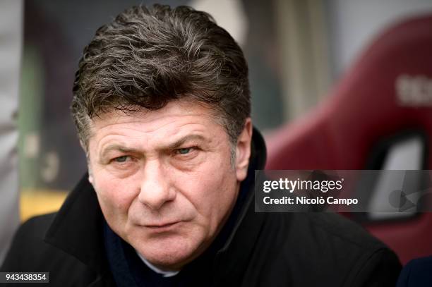 Walter Mazzarri, head coach of Torino FC, looks on prior to the Serie A football match between Torino FC and FC Internazionale. Torino FC won 1-0...