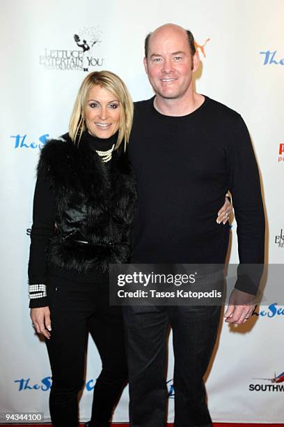 Margot Koechner and David Koechner walks the red carpet at The Second City Celebrates 50 Years of Funny at 1616 N. Wells Avenue on December 12, 2009...