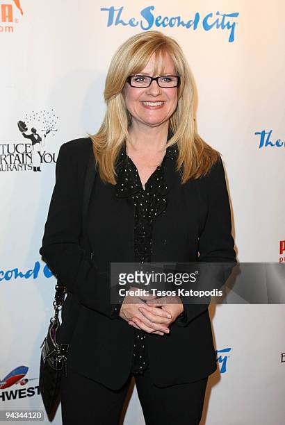 Bonnie Hunt walks the red carpet at The Second City Celebrates 50 Years of Funny at 1616 N. Wells Avenue on December 12, 2009 in Chicago, Illinois.