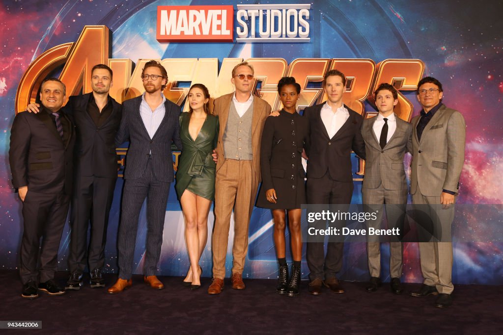 "Avengers: Infinity War" - UK Fan Event - VIP Arrivals