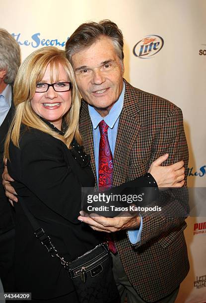Bonnie Hunt and Fred Willard walks the red carpet at The Second City Celebrates 50 Years of Funny at 1616 N. Wells Avenue on December 12, 2009 in...