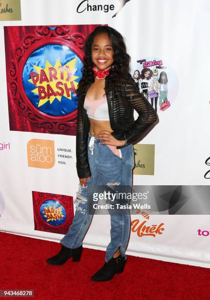 Nancy Fifita attends Spreading the Love event at Starwest Studios on April 7, 2018 in Burbank, California.