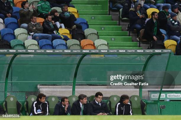 Sporting CP president Bruno de Carvalho during the Primeira Liga match between Sporting CP and FC Pacos de Ferreira at Estadio Jose Alvalade on April...