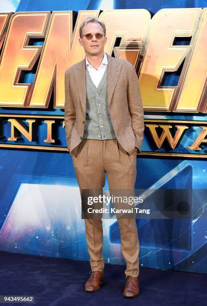 Paul Bettany attends the UK Fan Event for "Avengers Infinity War" at Television Studios White City on April 8, 2018 in London, England.