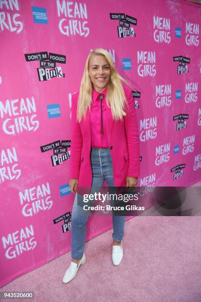 Busy Phillips poses at the arrivals for the openng night of the new musical based on the cult film "Mean Girls" on Broadway at The August Wilson...