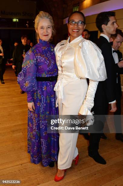 Justine Simons attends The Olivier Awards with Mastercard after party at the Natural History Museum on April 8, 2018 in London, England.