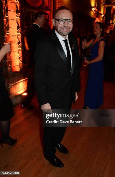 Jonathan Shalit attends The Olivier Awards with Mastercard after party at the Natural History Museum on April 8, 2018 in London, England.