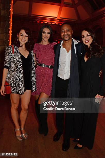 Cuba Gooding Jr and guests attend The Olivier Awards with Mastercard after party at the Natural History Museum on April 8, 2018 in London, England.