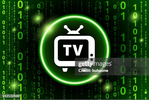 Television Binary Code Vector Pattern Background Television Binary Code Vector Pattern Background