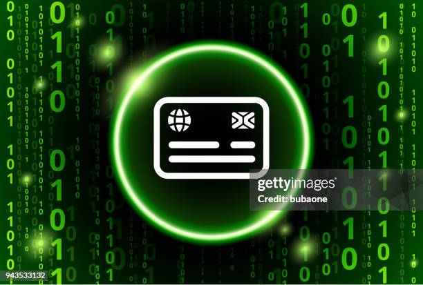 credit cart binary code vector pattern background - electronics store background stock illustrations