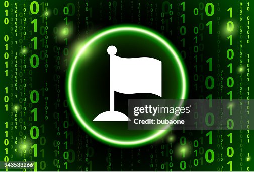 Flag Binary Code Vector Pattern Background Flag Binary Code Vector Pattern Background