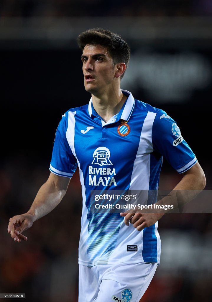 Gerard Moreno Of Espanyol Looks On During The La Liga Match Between