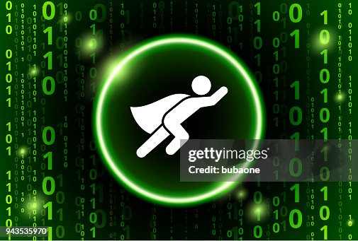 Superhero Binary Code Vector Pattern Background Superhero Binary Code Vector Pattern Background