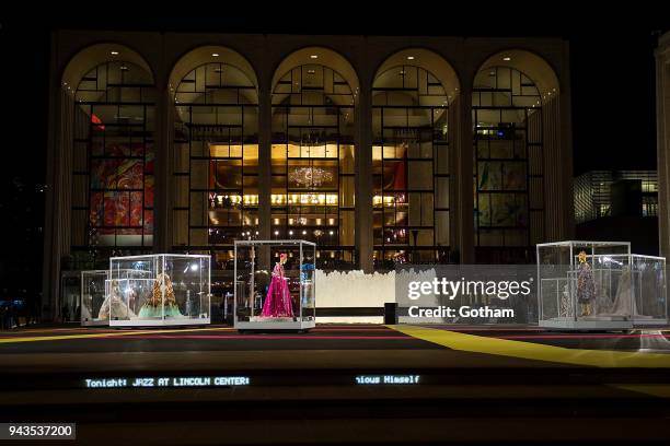 General view of atmosphere at the Dolce & Gabbana Alta Moda 2018 collection at the Metropolitan Opera House at Lincoln Center on April 8, 2018 in New...