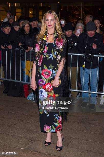 Lauren Santo Domingo attends the Dolce & Gabbana Alta Moda 2018 collection at the Metropolitan Opera House at Lincoln Center on April 8, 2018 in New...