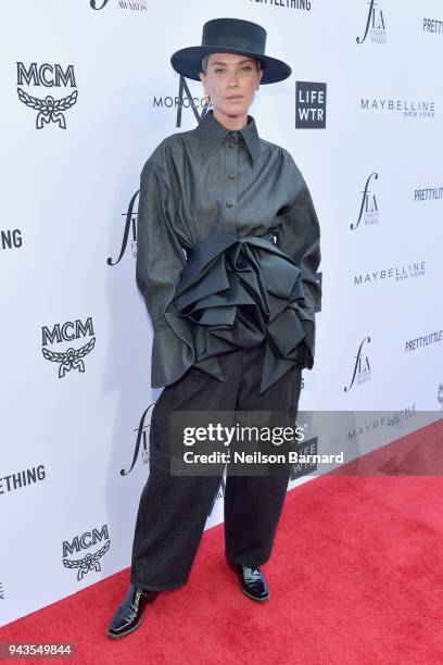 Erin Wasson attends The Daily Front Row's 4th Annual Fashion Los Angeles Awards at Beverly Hills Hotel on April 8, 2018 in Beverly Hills, California.